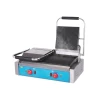 The original manufacturer's commercial double-head pressure plate grill electric grilling machine is a special heating equipment for steaks, hamburgers and sandwiches Item Picture